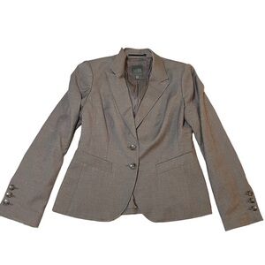 LUXE blazer jacket gray like new woman’s size 8